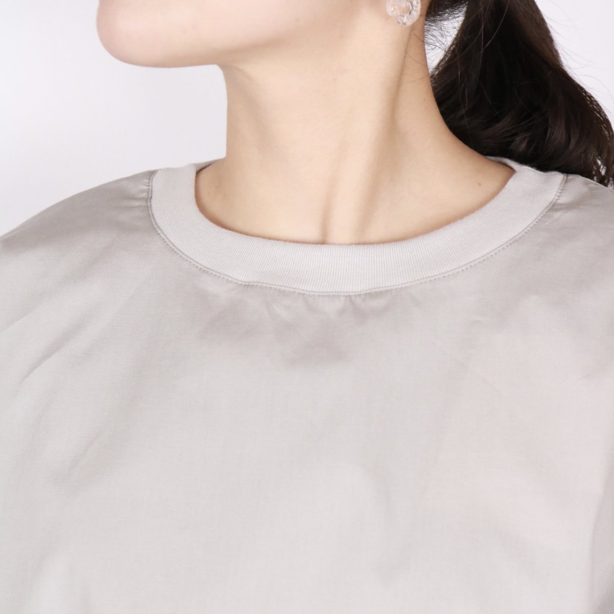 画像6:  NARU エッセンシャルブロード バルーンスリーブシャツ　3色 (6)