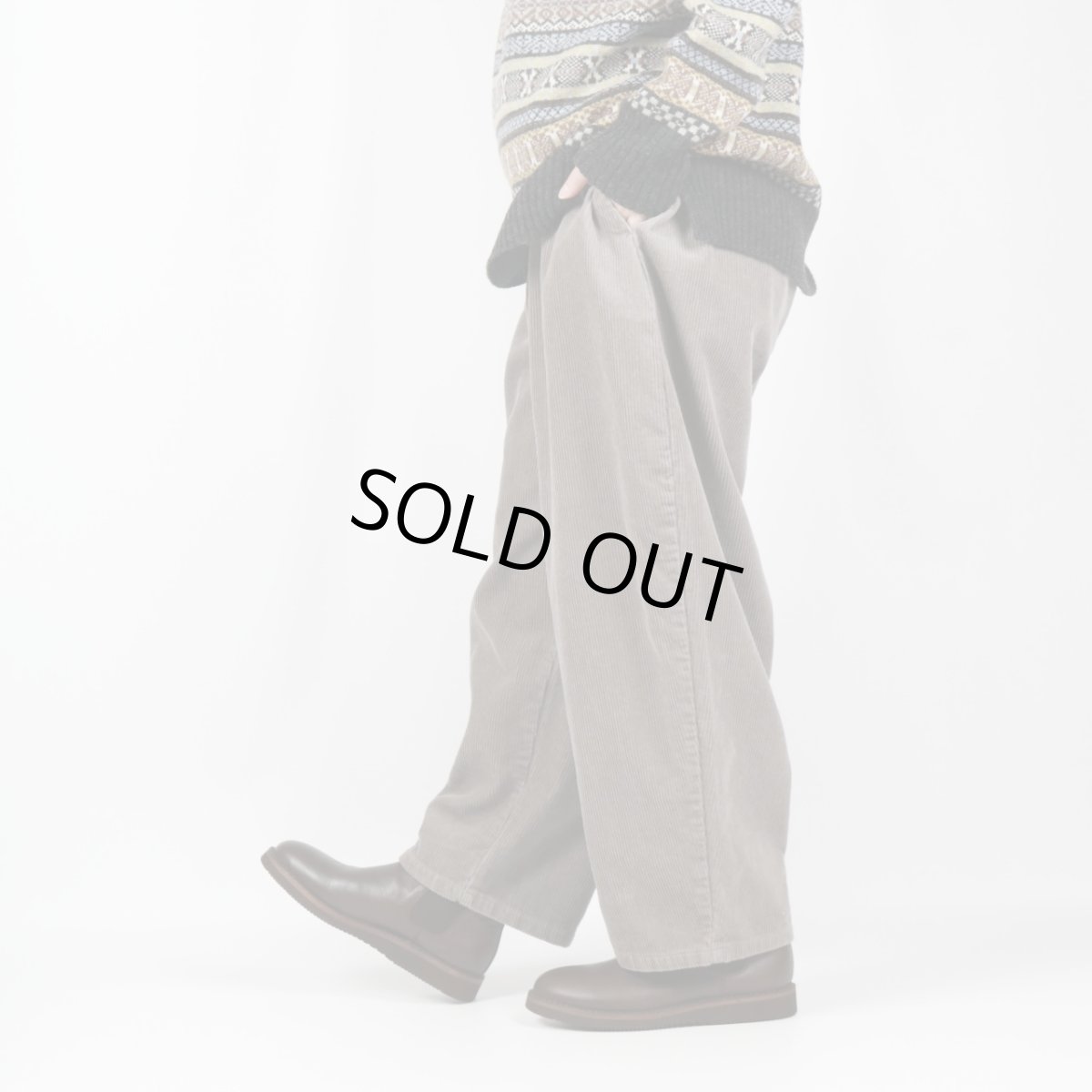 画像6: NARU   8Wコーデュロイエッグパンツ  2色 (6)