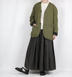 画像33:  Vas-y Lentement 40s ORGANIC POPLIN (OVERDYE) SIDE VENTS V-NECK JACKET 2色2サイズ (33)