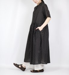 画像12: maison de soil  HANDWOVEN COTTON SILK CHECK EASY PANTS  2色 (12)