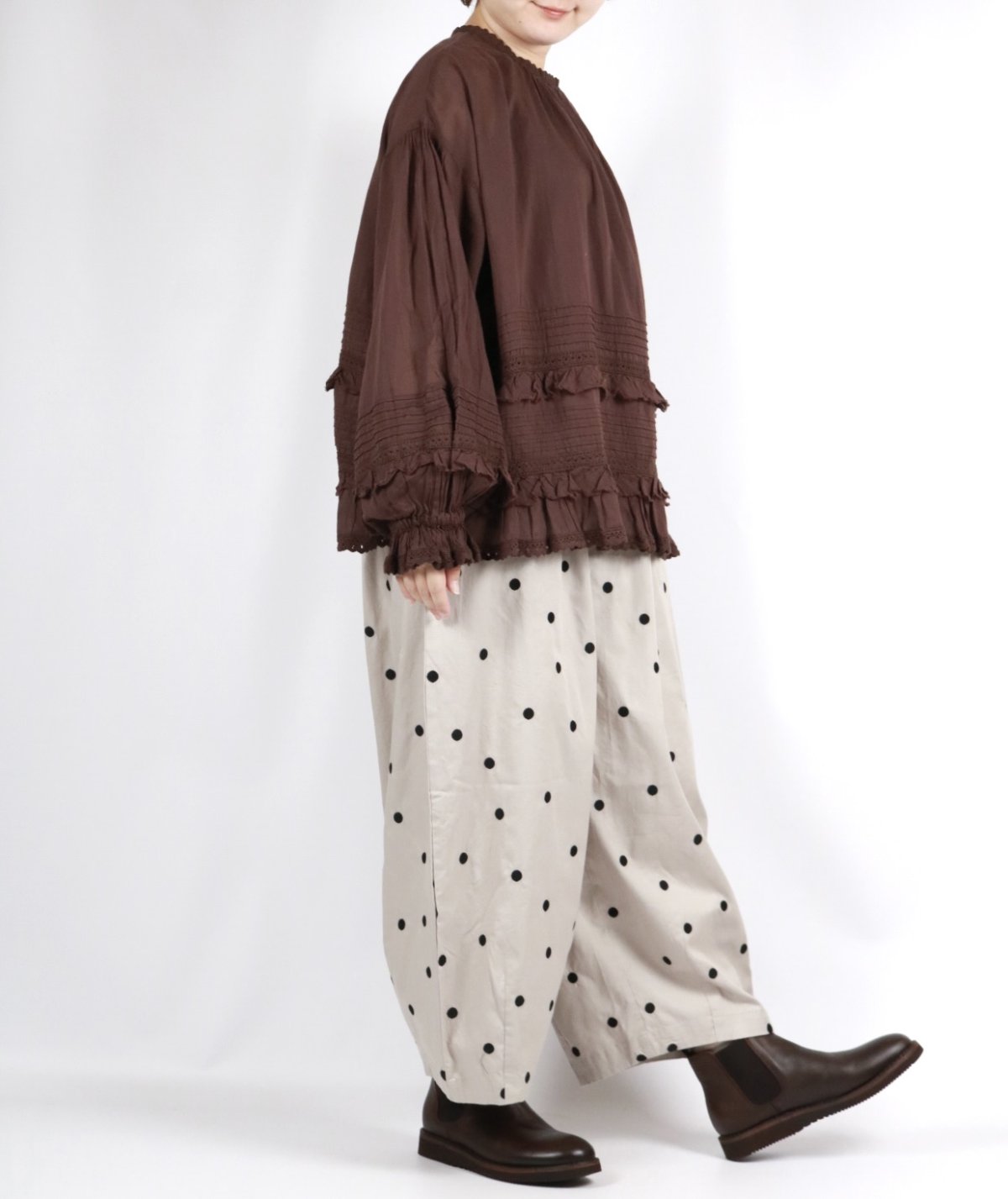 画像29: tumugu: カディコットン2Wayプルオーバー 3色 (29)