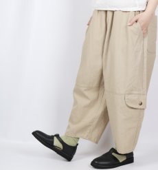 画像4: tumugu コットンヘンプウェザーティンカーゴパンツ 2色 (4)