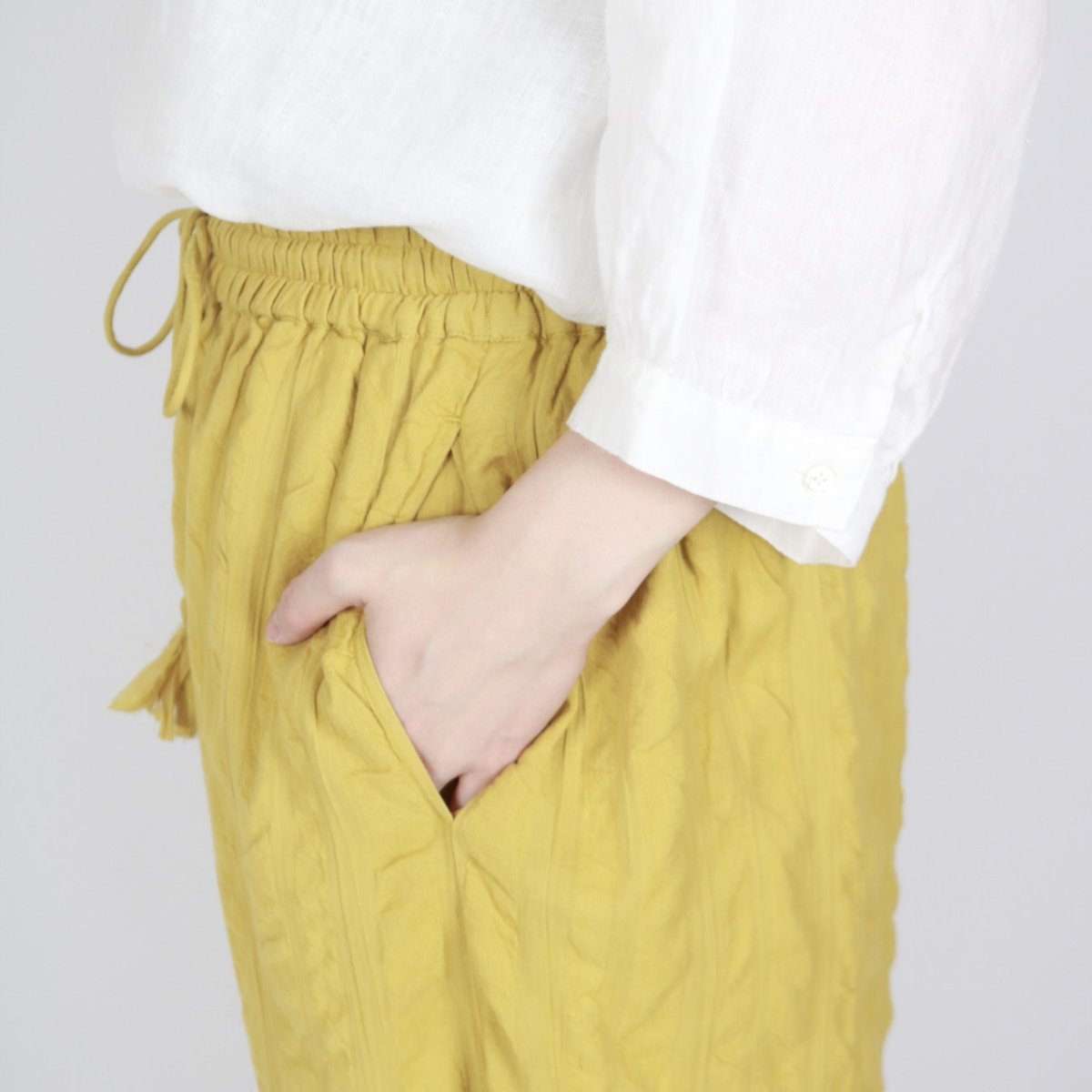 画像12: tumugu;  シアサッカーストライプパンツ 3色 (12)