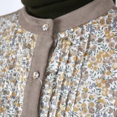 画像30: sosotto　細コール×LIBERTY ビブヨーク ワンピース　2色 (30)