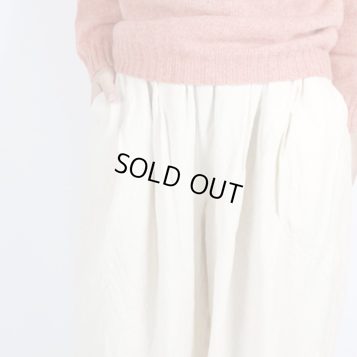 画像12: ROBE de PEAU　Camille ウールタックパンツ　3色 (12)