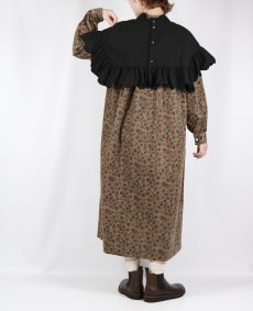 画像10: sosotto LIBERTYコーデュロイヨーク切替ギャザーOP 2色 (10)