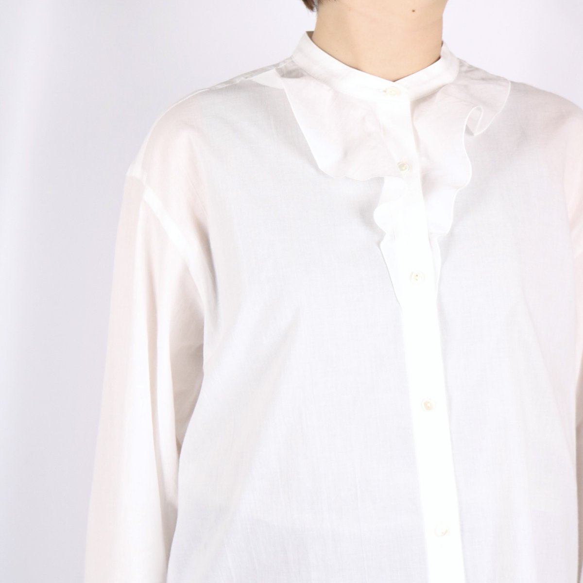 画像19: LUEUF　ヨークフリルシャツ　2色 (19)