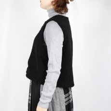 画像21: NARU   もこもこプードルパイル ショートベスト  3色 (21)