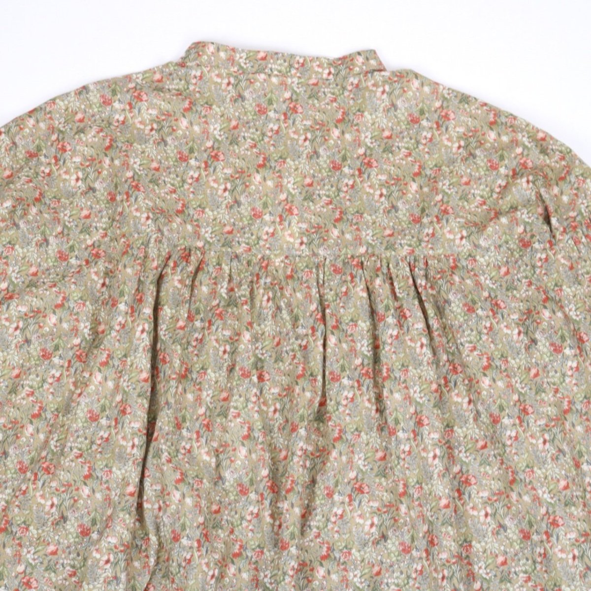 画像29: DIARIES  フラワープリント バンドカラーシャツ   2色 (29)