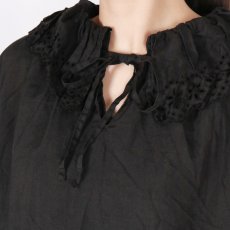 画像33: Gauze# ANTIQUE LACE FRILL 2WAY BLOUSE 2色 (33)