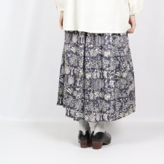 画像9: sosotto LIBRTYPRINTタックギャザースカート　2色 (9)