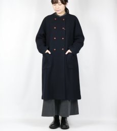 画像12: Vent d'ouest ウールソフト圧縮ノーカラーコート 4色 (12)