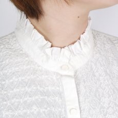 画像5: maison de soil　 60s ORGANIC CAMBRIC WITH EMB FRILL COLLAR EMB SHIRT　 (5)
