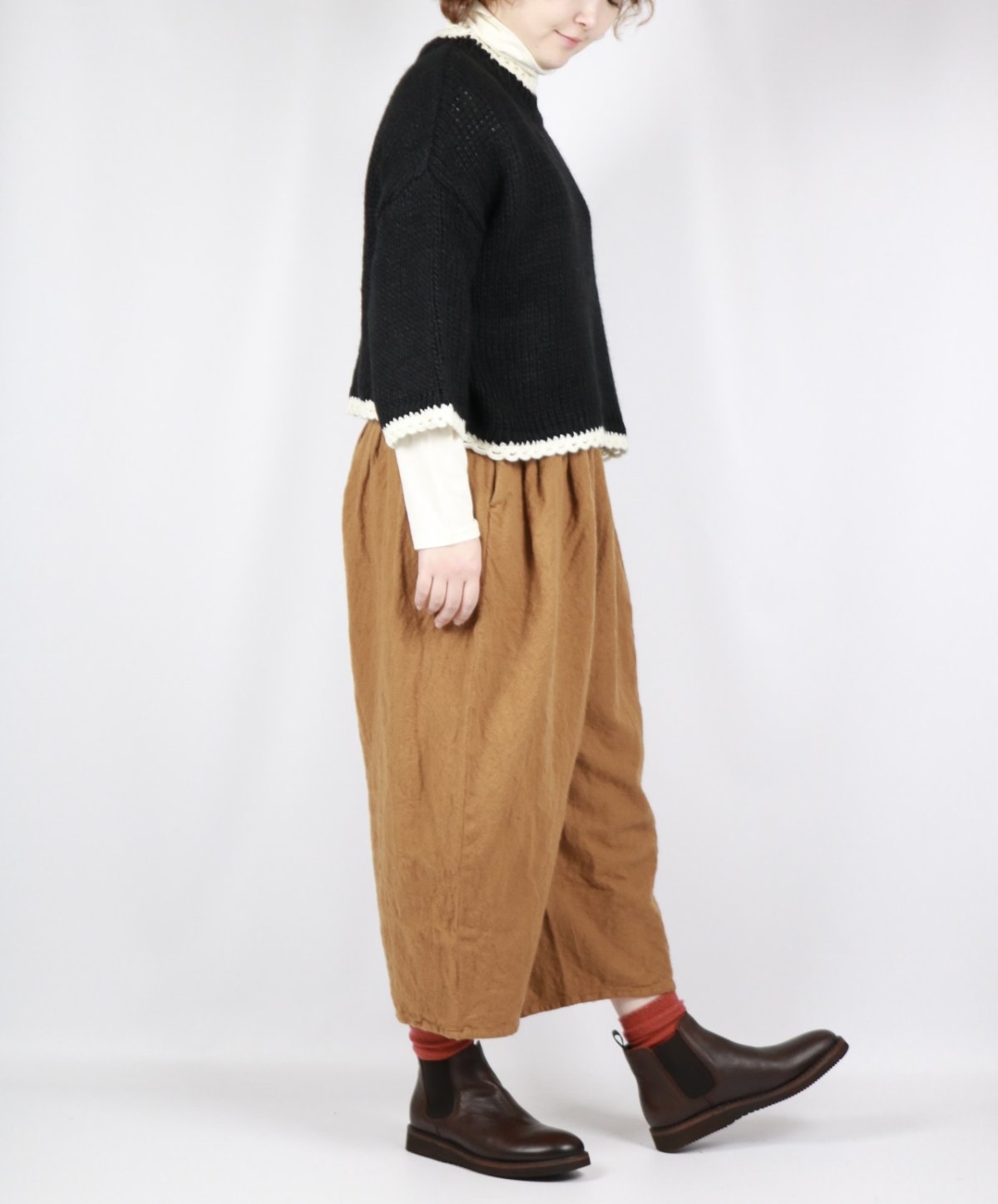 画像16: ROBE de PEAU JOU JOUボトルネックニット　3色 (16)