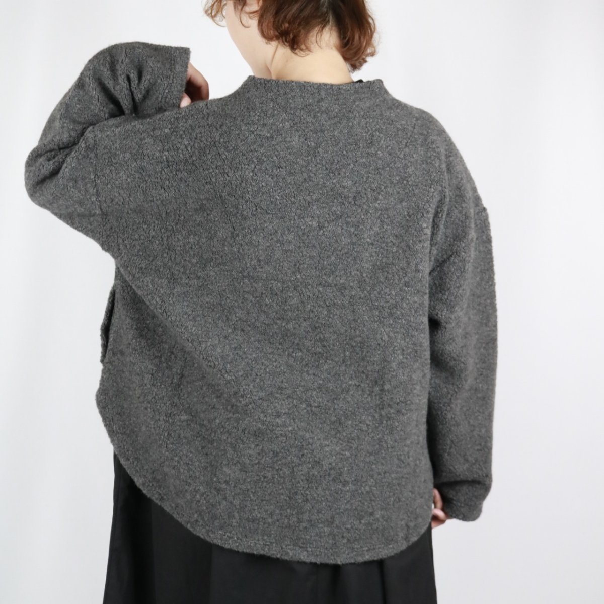 画像29: nachukara シープボアソフトVネックカーディガン　3色 (29)