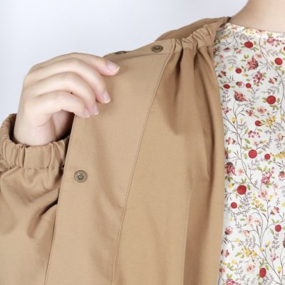 画像3: LUEUF GATHER NECK WIDE BLOUSON 2色