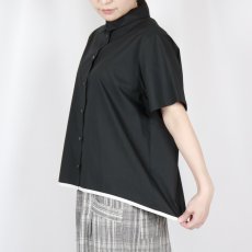 画像3: DIARIES BICOLOR HEMLINE SHIRT 2色 (3)