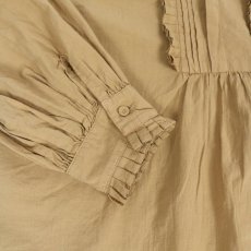 画像37: tumugu: ふわふわコットンタックフリルブラウス 2色 (37)