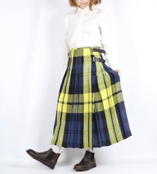 画像24: O'neil of dublin IRISH LINEN LOW WAIST PLEATS WRAP SKIRT LENGTH 80cm (WITH PIN) 2色 (24)