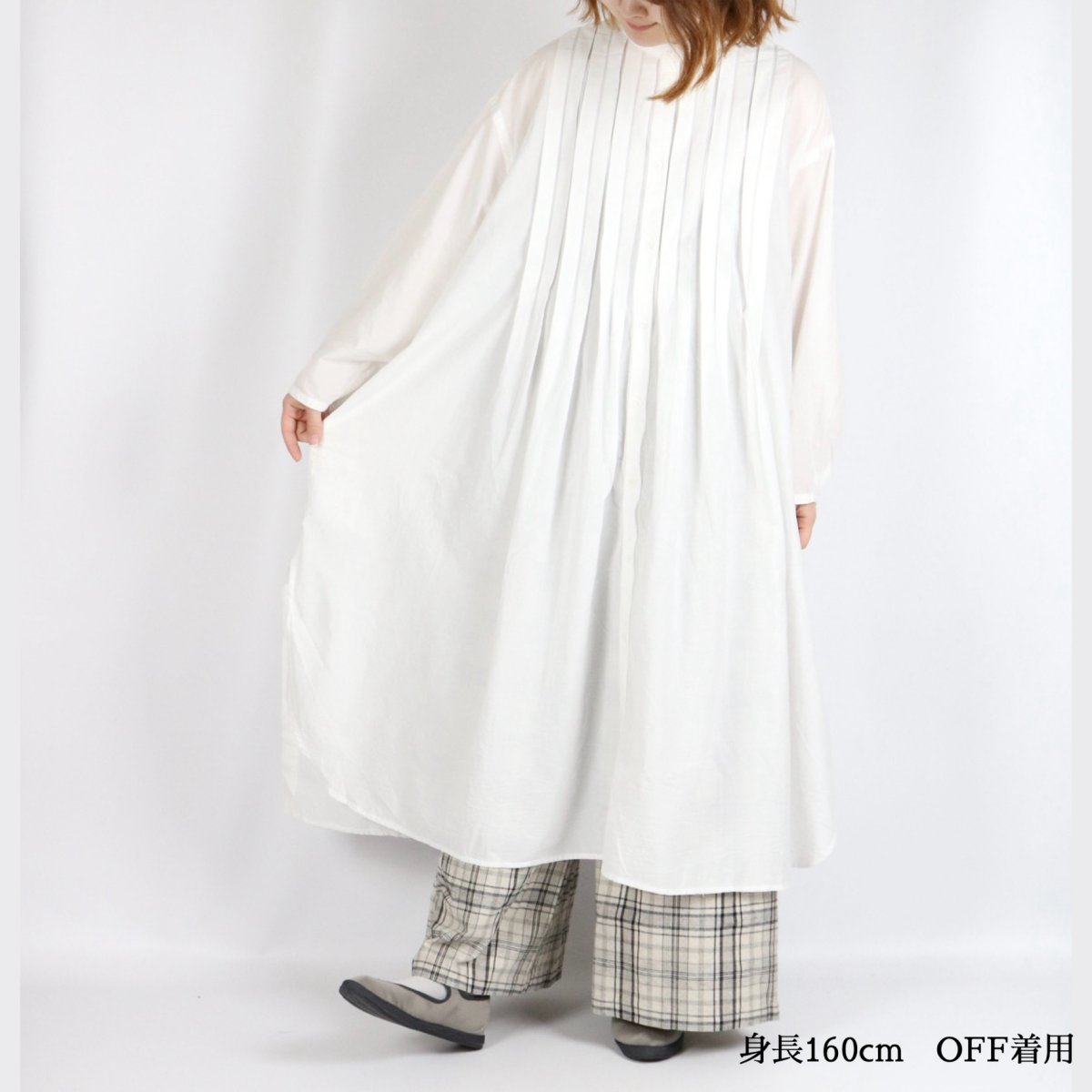 画像3: tumugu ふわふわコットンワンピース　2色 (3)