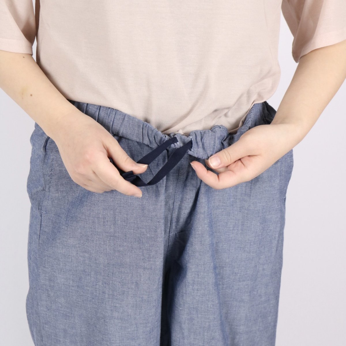 画像6: 20%OFF SALE!  NARU　サマーデニム ジョガーパンツ　2色 (6)