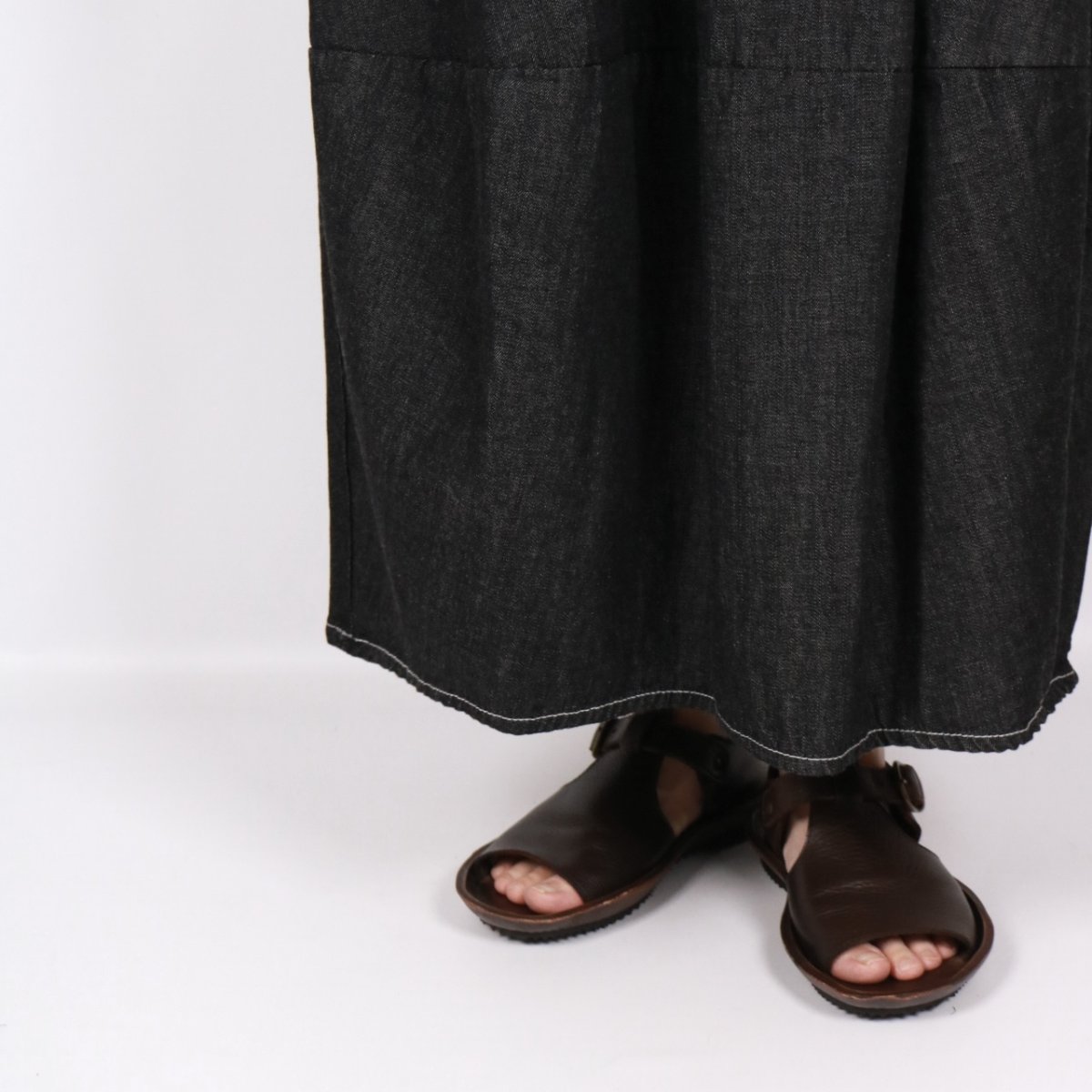 画像14: NARU 8オンスムラデニムエッグスカート 4色 (14)