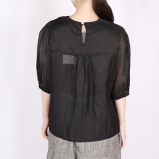 画像25: Gauze＃GATHER SLEEVE MODERNIST BLOUSE 3色 (25)