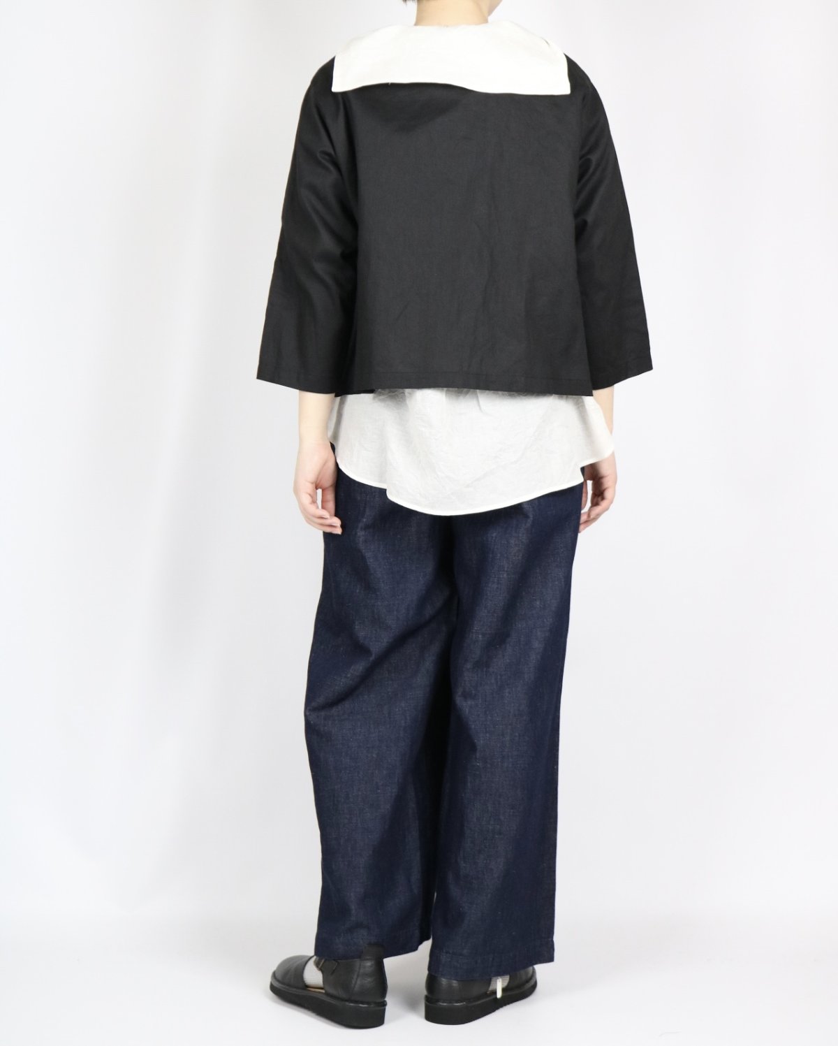 画像10: Vent d'ouest 綿麻７分袖ブラウス　3色 (10)