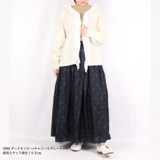 画像14: maison de soil  BANGALORE SILK DOT PRINT RAJASTHAN TUCK GATHERED SKIRT WITH LINING 2色 (14)