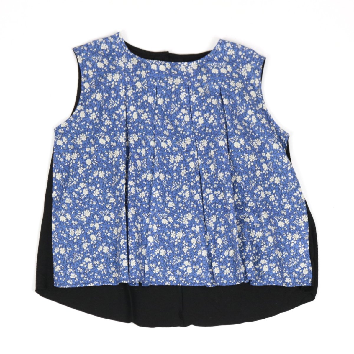 画像23: Vent d'ouest リバイバルリネン×LIBERTY ノースリーブブラウス 2色 (23)