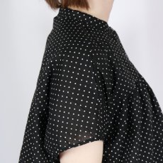 画像7: DIARIES   DOT GATHER BLOUSE  2色 (7)