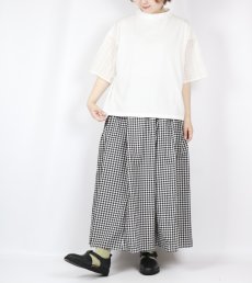 画像5: nachukara ナチュラル天竺袖コンビTシャツ　2色 (5)