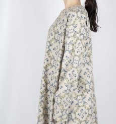 画像5: NARU   20ビエラ起毛バイアス花柄 ワンピース   (5)