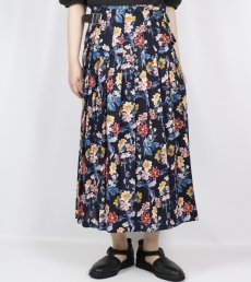 画像1: Oneil of Dublin LIBERTY LOW WAIST PLEATS WRAP SKIRT LENGTH 80cm (1)