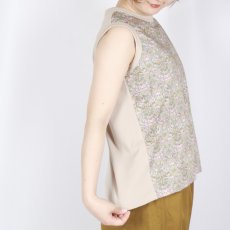 画像16: sosotto ストレッチフライスLIBERTY前身頃ノースリーブブラウス 3色 (16)
