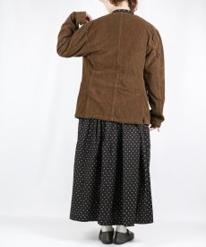 画像8: Vas-y Lentement　WIDE&NARROW WALE CORDUROY(OVERDYE) 60'S ORGANIC CAMBRIC SIDE VENTS NO COLLAR JACKET 2色 (8)