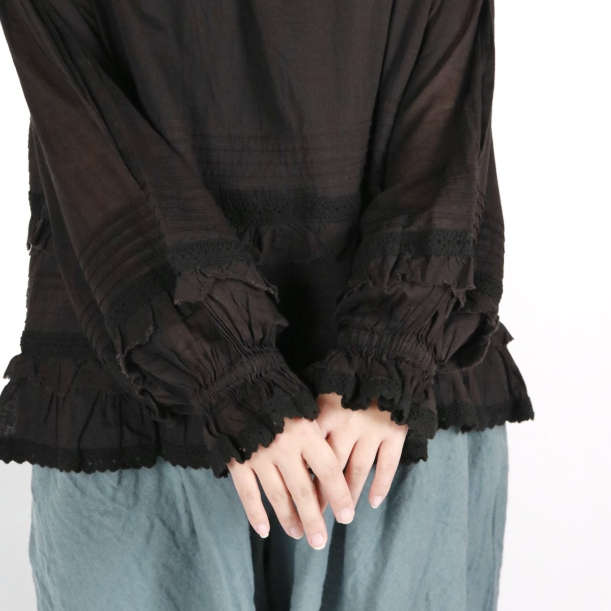 画像43: tumugu: カディコットン2Wayプルオーバー 3色 (43)