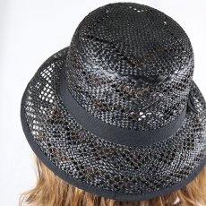 画像12: maison de soil  STRAW HAT WITH TAPE TRIMMING  2色 (12)