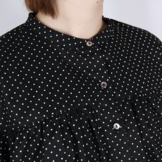 画像5: DIARIES   DOT GATHER BLOUSE  2色 (5)