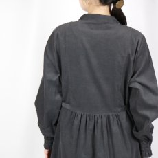画像9: sosotto　細コール×LIBERTY ビブヨーク ワンピース　2色 (9)