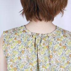 画像20: DIARIES FLOWER BACK GATHER SLEEVELESS 3色 (20)