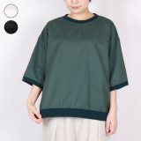 売れ筋商品|||nachukara(ナチュカラ）綿麻キャンバス衿リブプルオーバー コットンリネンキャンバス襟リブプルオーバー（nachukara）の