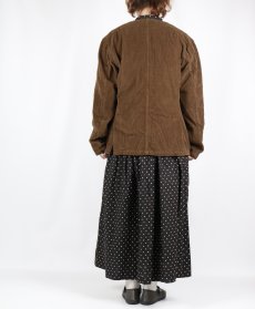 画像7: Vas-y Lentement　WIDE&NARROW WALE CORDUROY(OVERDYE) 60'S ORGANIC CAMBRIC SIDE VENTS NO COLLAR JACKET 2色 (7)