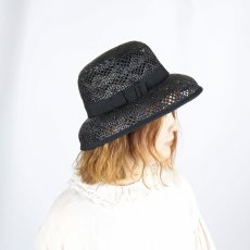 画像10: maison de soil  STRAW HAT WITH TAPE TRIMMING  2色 (10)