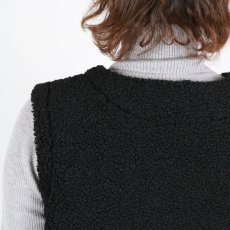 画像25: NARU   もこもこプードルパイル ショートベスト  3色 (25)