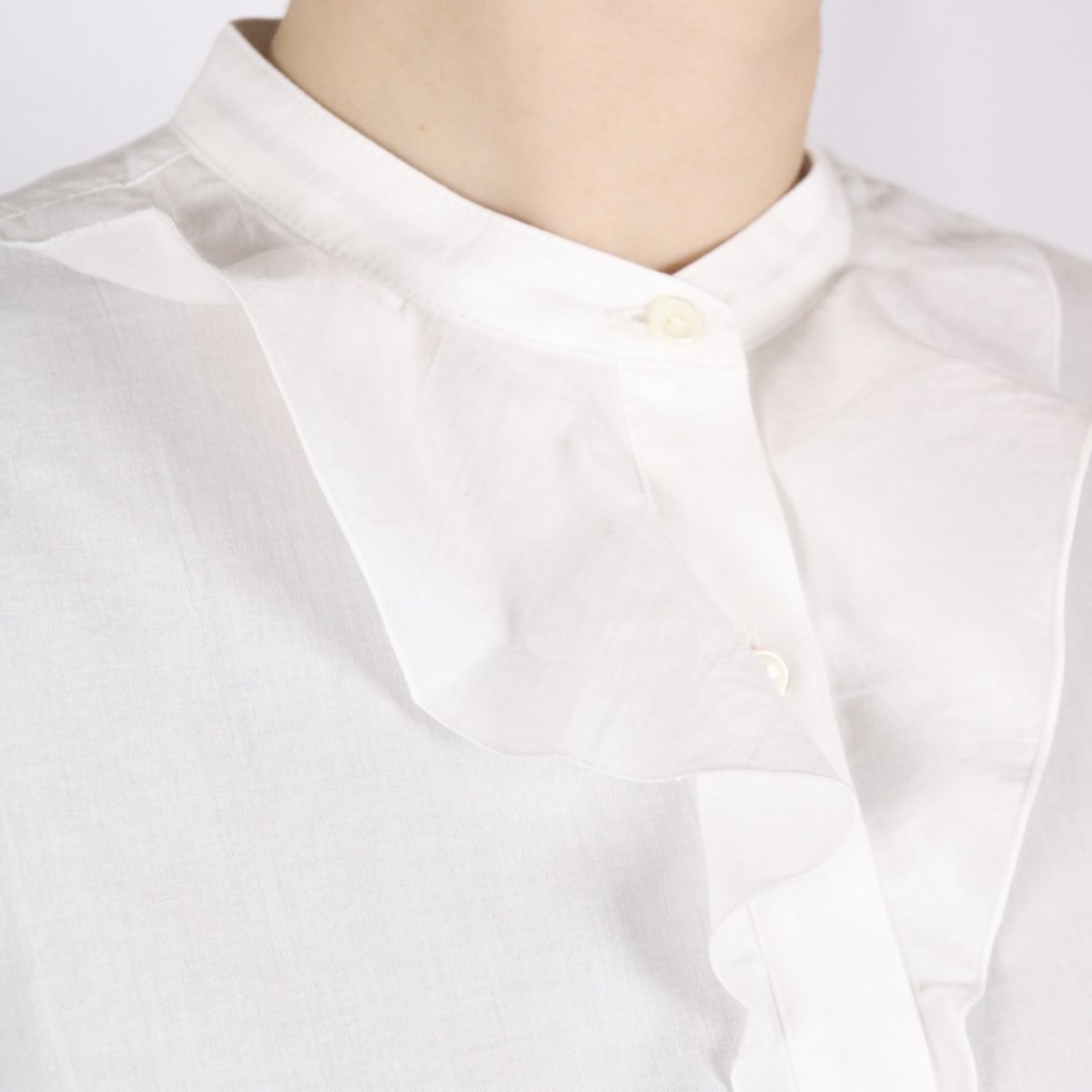 画像23: LUEUF　ヨークフリルシャツ　2色 (23)