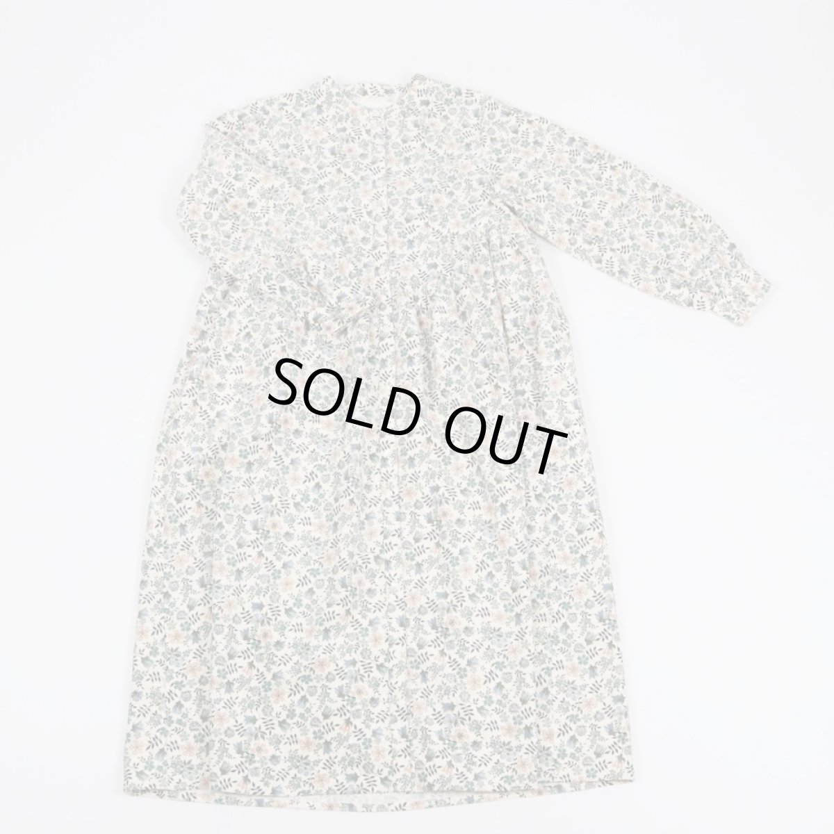 画像23: sosotto LIBERTYコーデュロイヨーク切替ギャザーOP 2色 (23)