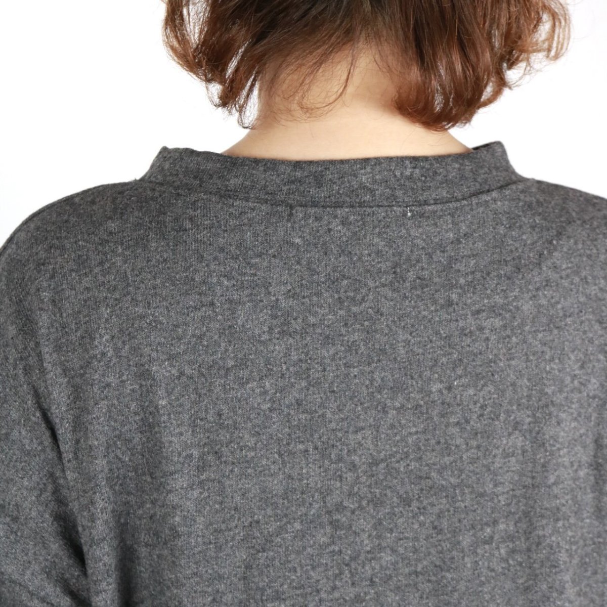 画像9: nachukara 　ウール混ニットコンビギャザーワンピース　2色 (9)