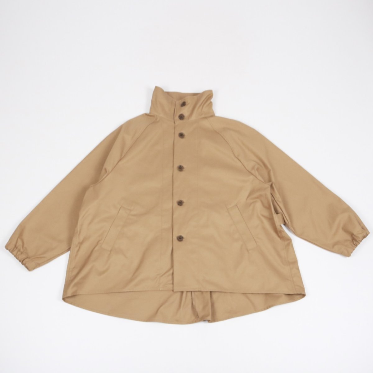 画像29: NARU 40/2コットンギャバ ショートトレンチコート　2色 (29)