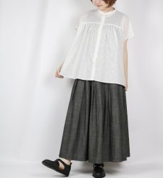 画像21: DIARIES   DOT GATHER BLOUSE  2色 (21)